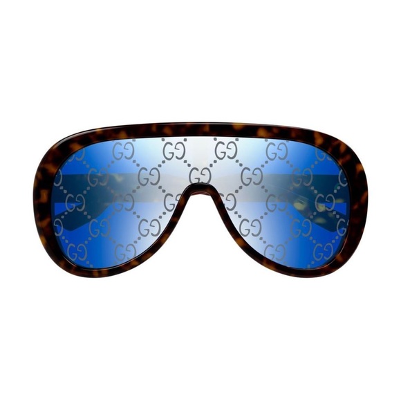 New! Authentic Gucci Shield Sunglasses - Picture 5 of 13